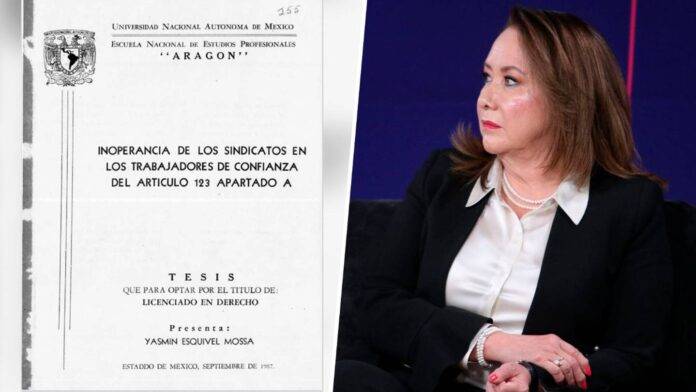 FES Aragón concluye que Yasmín Esquivel plagió su tesis