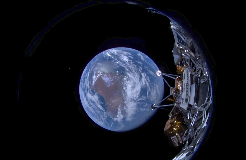 La Sonda Lunar de ‘’Intuitive Machines’’ aterriza después de más de 50 años