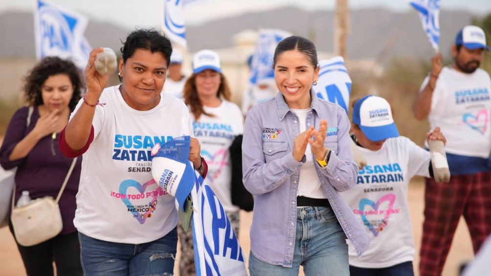 Susana Zatarain vive un sexto día de campaña intenso