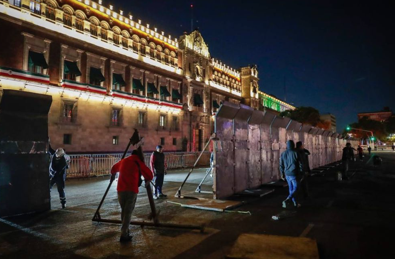 Acción de la Agencia de Investigación Criminal de FGR en Palacio Nacional