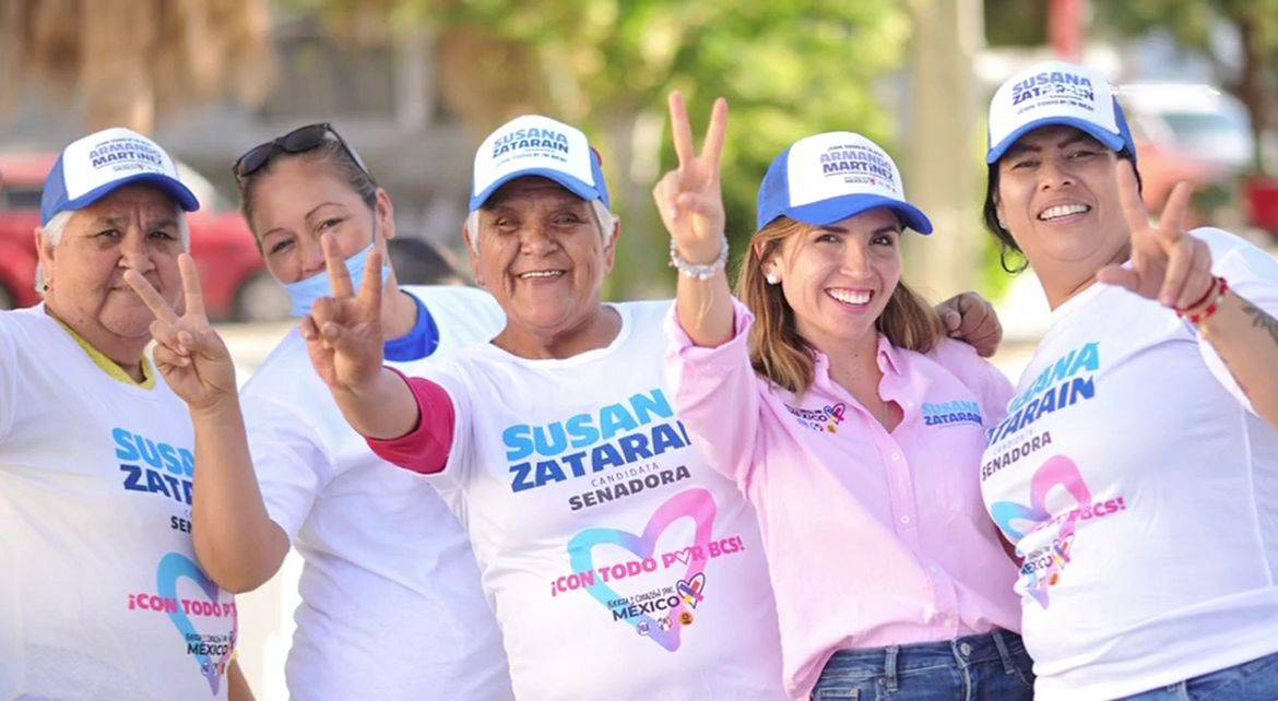 Susana Zatarain recorre las calles de La Paz, B.C.S