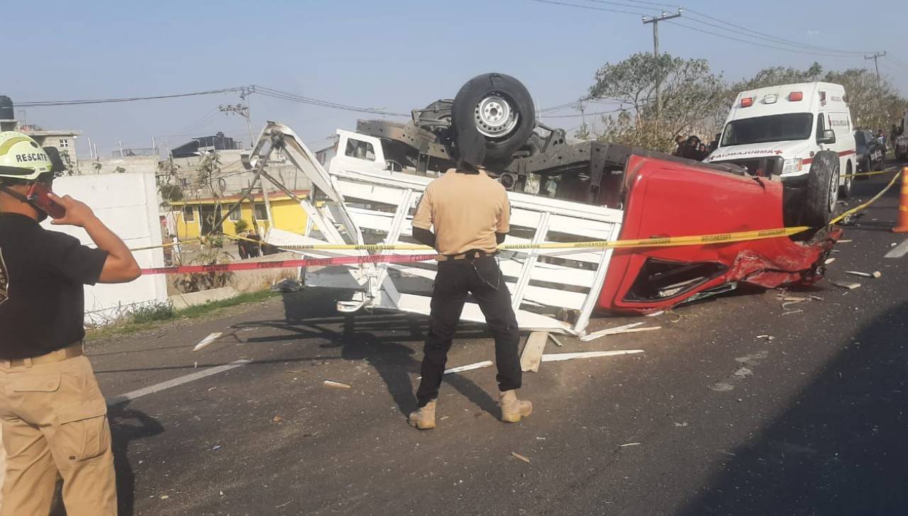 Ecatepec: accidente vial provoca caos
