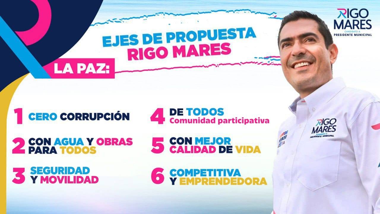 Rigo Mares presenta los seis ejes de su campaña 