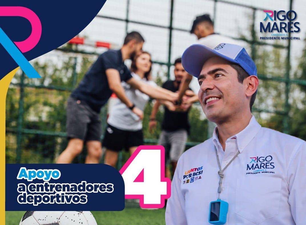 Rigo Mares Propone un impulso sin precedentes al deporte en La Paz