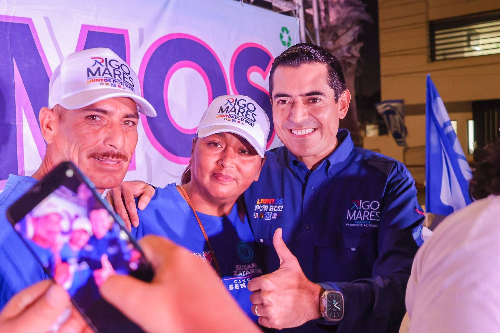 Rigo Mares afirma que programas sociales se quedan en La Paz