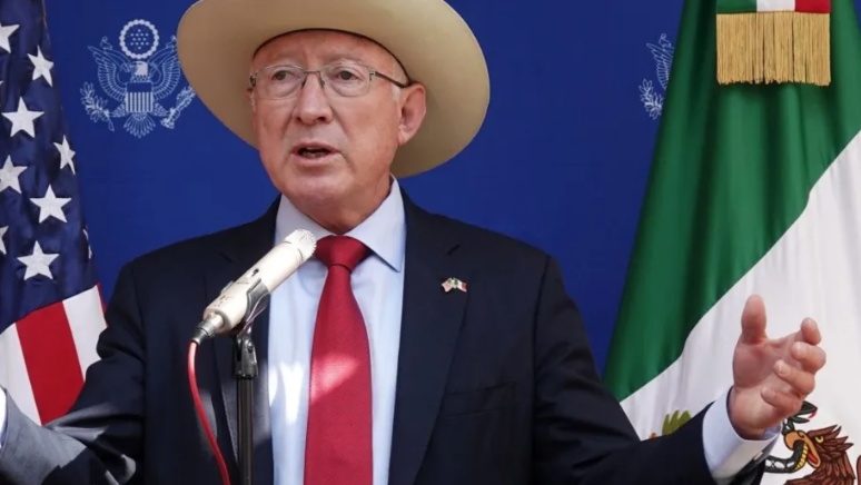 Embajador de EU afirma que para su país detener tráfico de armas es prioridad 