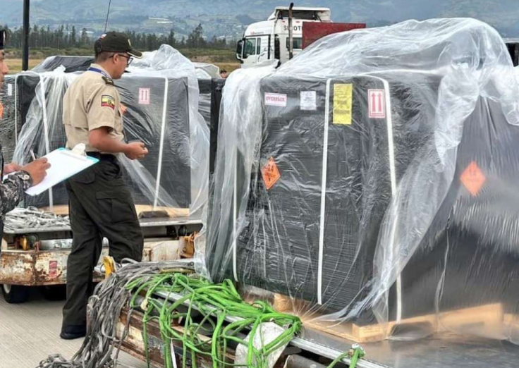 Llega primer cargamento de municiones a Ecuador procedentes de EU 