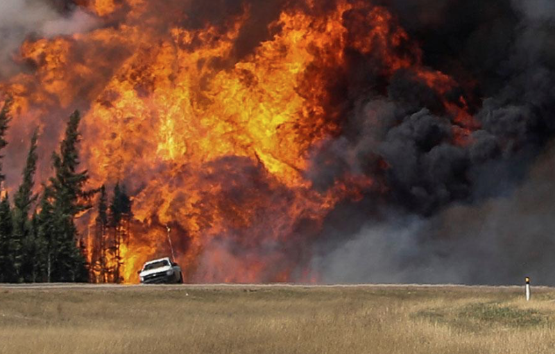 Incendios forestales en Canadá se convierten en un grave problema 