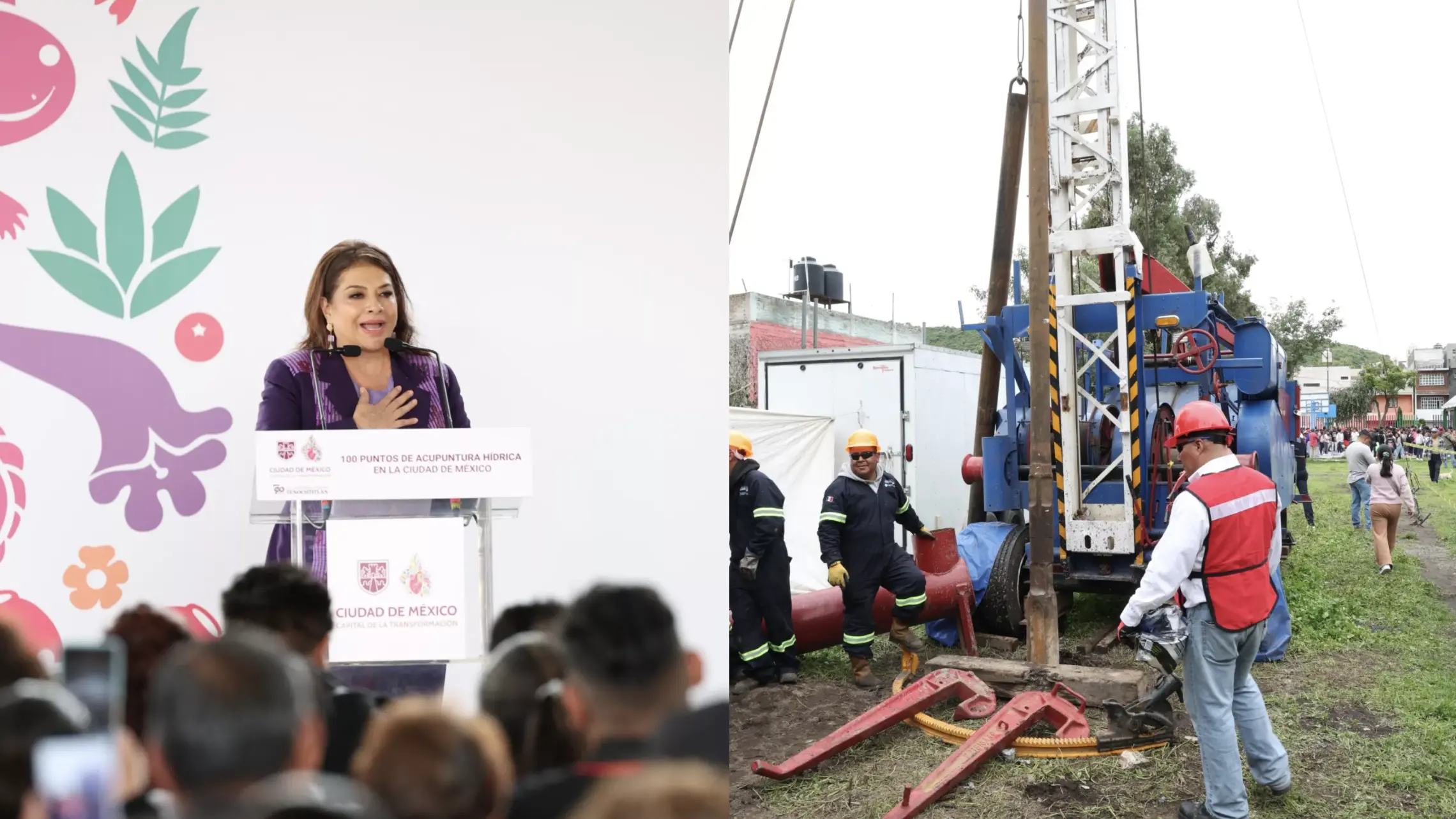 Construirán 100 pozos de infiltración de lluvia en CDMX 