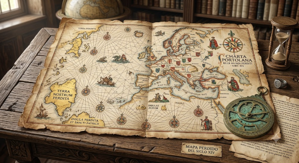 El mapa perdido del siglo XIV que desafía la historia de la navegación marítima