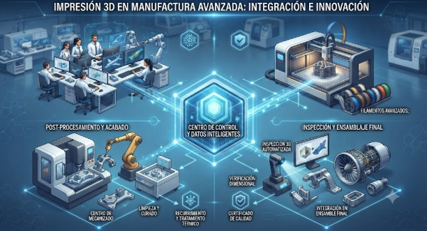 Impresión 3D en Manufactura Avanzada