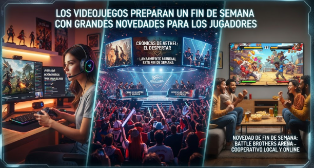 Los videojuegos preparan un fin de semana con grandes novedades para los jugadores