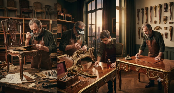 El arte y la magia de la restauración de muebles antiguos
