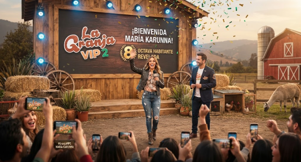 María Karunna se convierte en la octava habitante de La Granja VIP 2