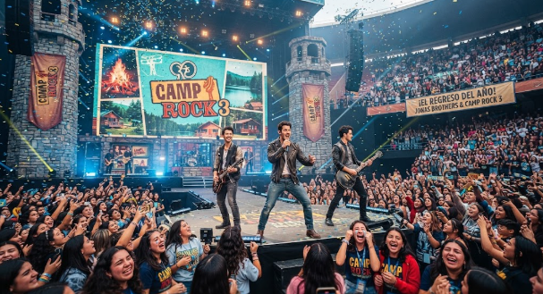 Los Jonas Brothers vuelven a los escenarios y Camp Rock 3 revive la nostalgia
