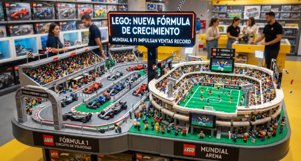 LEGO encuentra una nueva fórmula para crecer: Mundial y Fórmula 1 impulsan sus ventas