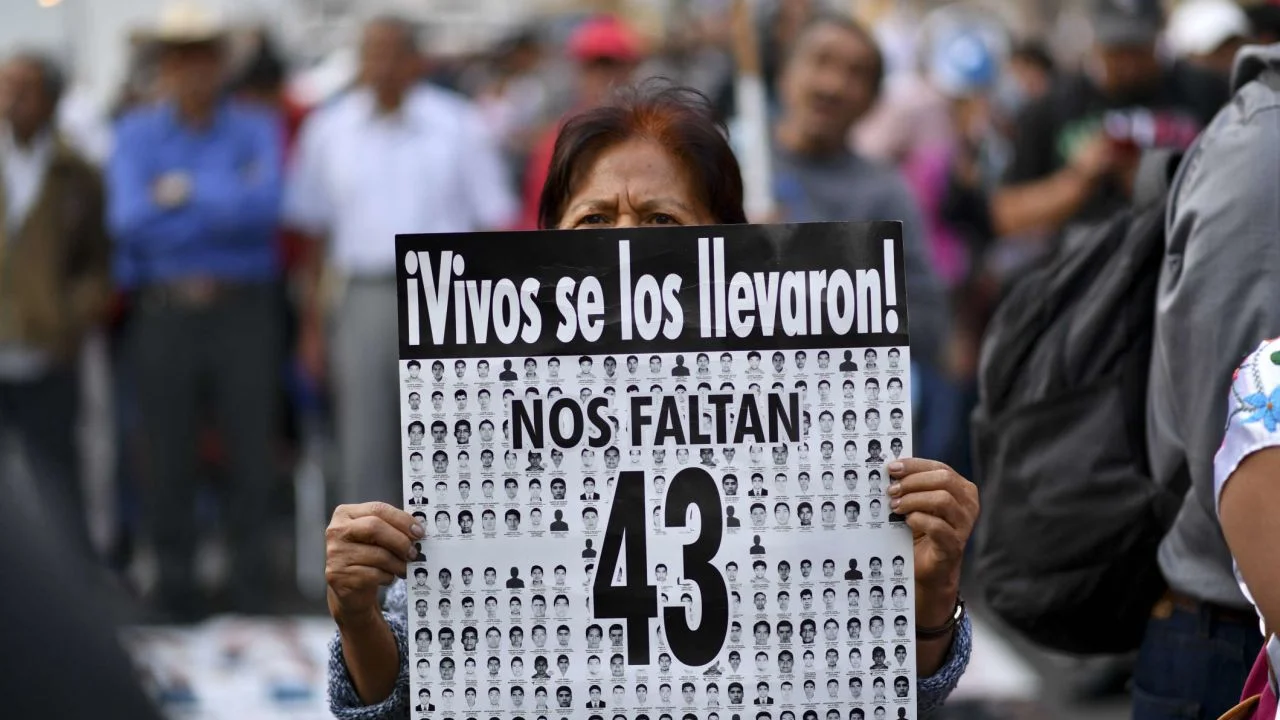 Protestas a diez años de Ayotzinapa