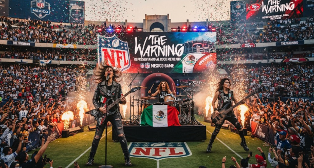 The Warning representará al rock mexicano durante un partido de NFL en México