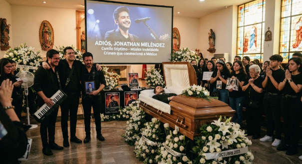 Despiden a Jonathan Meléndez, músico de Camilo Séptimo, tras el crimen que conmocionó a México