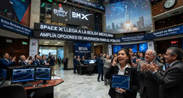 SpaceX llega a la Bolsa Mexicana y amplía opciones de inversión