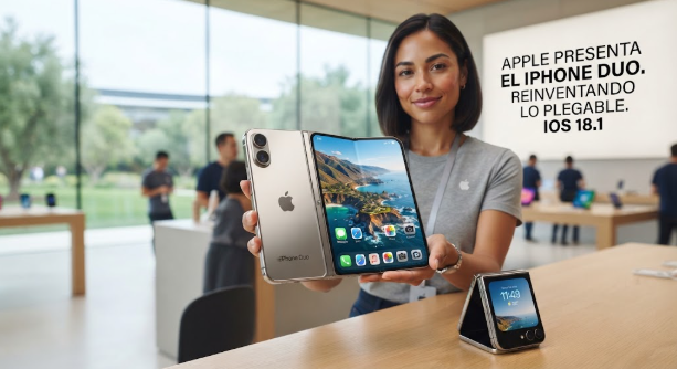 Apple entra al mercado de celulares plegables con el iPhone Duo