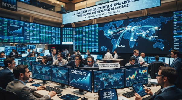 La inversión mundial en inteligencia artificial transforma los mercados de capitales