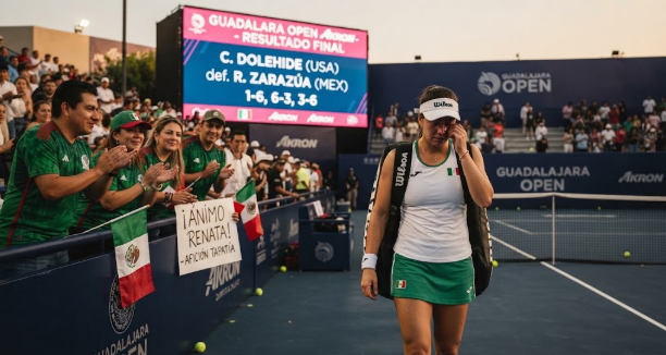 Renata Zarazúa queda fuera del Guadalajara Open