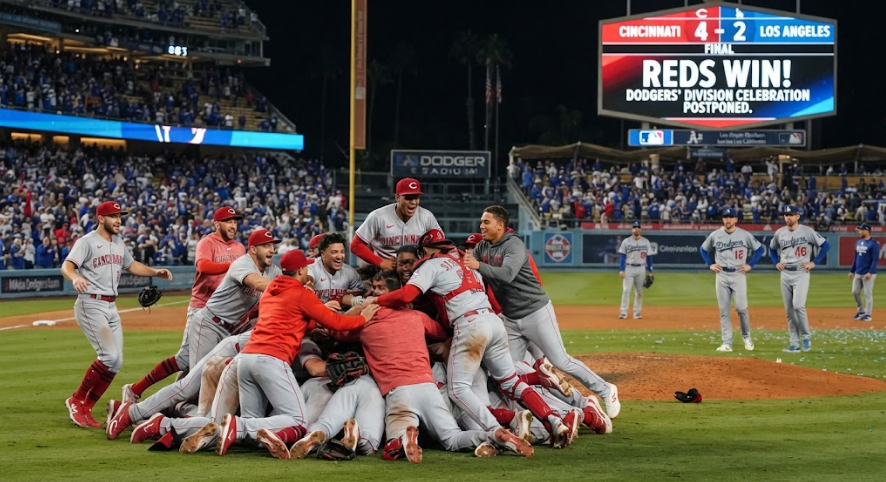 Cincinnati evita que los Dodgers celebren el título divisional