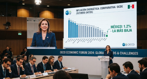 México registra la inflación energética más baja entre países de la OCDE