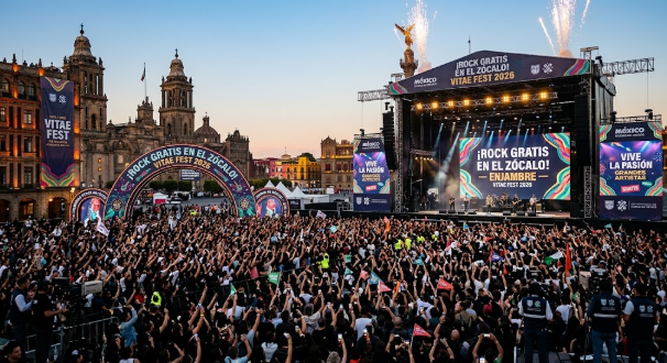 ¡Rock gratis en el Zócalo! Enjambre y otros artistas llegarán al Vitae Fest 2026