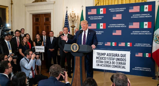 Trump asegura que México y Estados Unidos están cerca de cerrar un acuerdo comercial