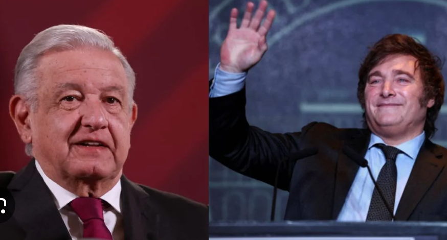AMLO considera innecesario romper relaciones con Argentina, pero no está de acuerdo con el triunfo de la derecha 