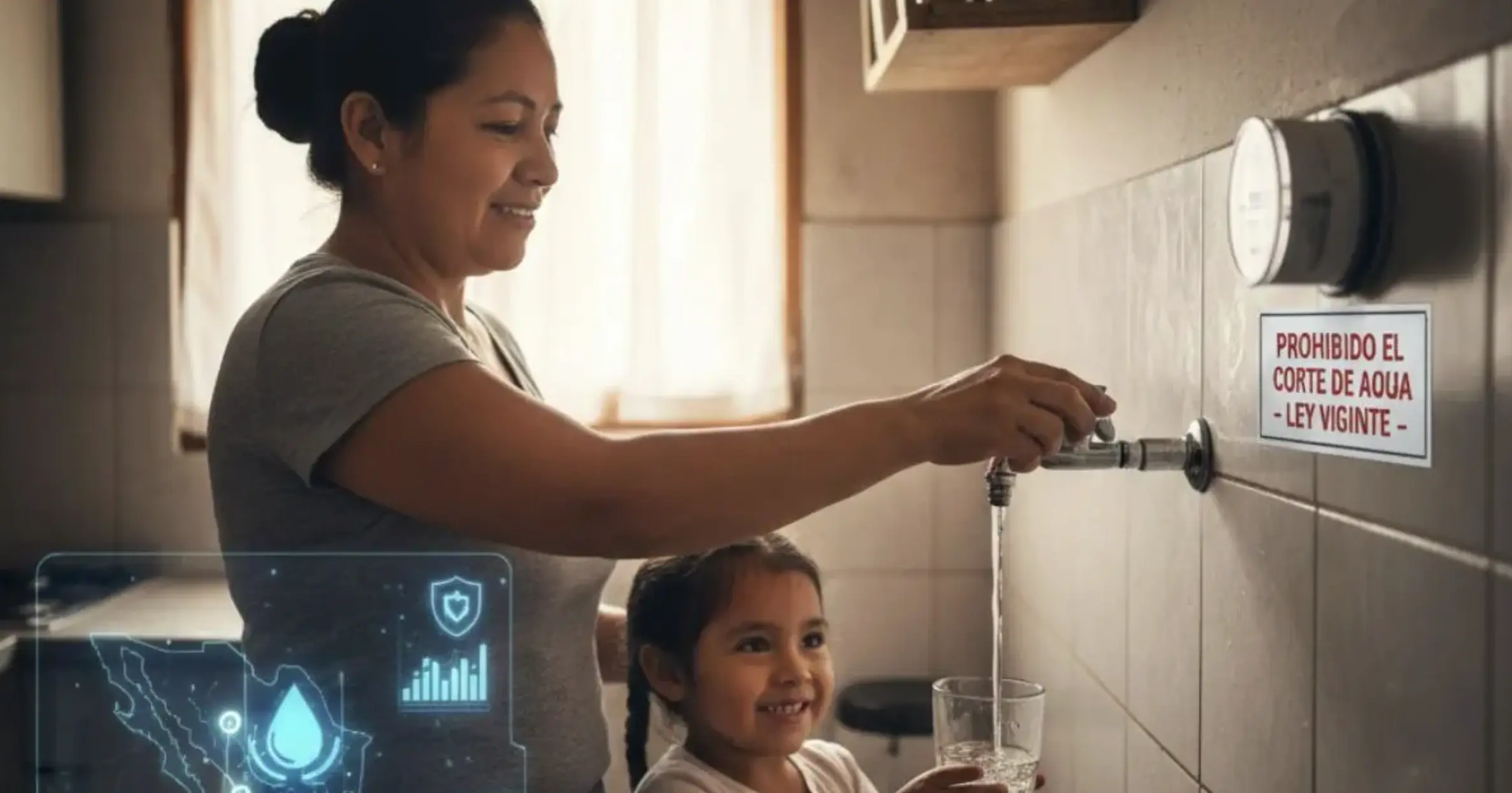 Entra en vigor la Ley General de Aguas; prohíben el corte total del servicio por falta de pago